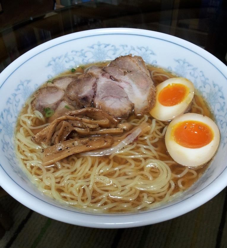 おんもが煙霧でごいすぅ～なので、家ラーメン。　【2013年3月10日】