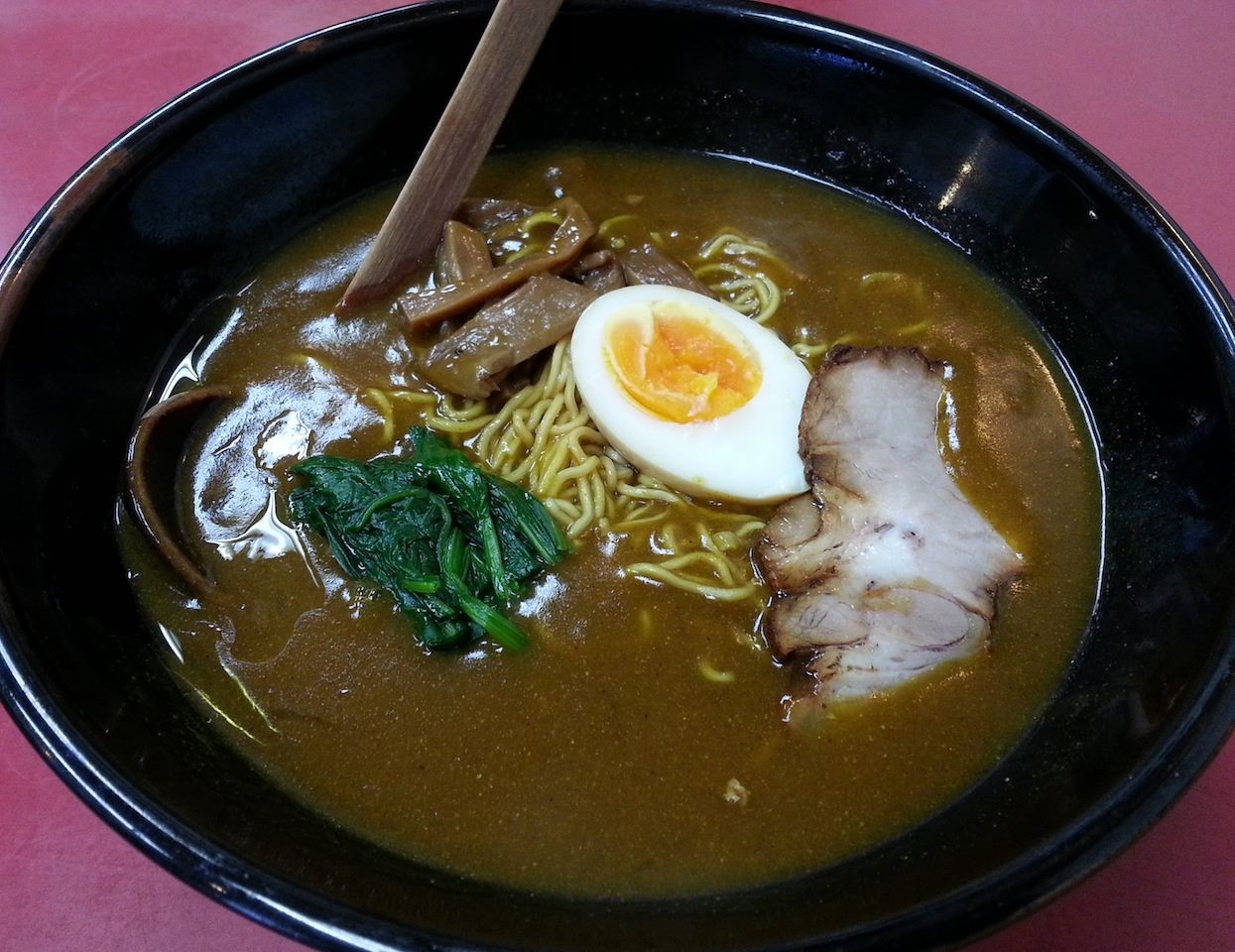 月曜に続き、今日もカリー。麺だけど…。　【2014年9月10日】