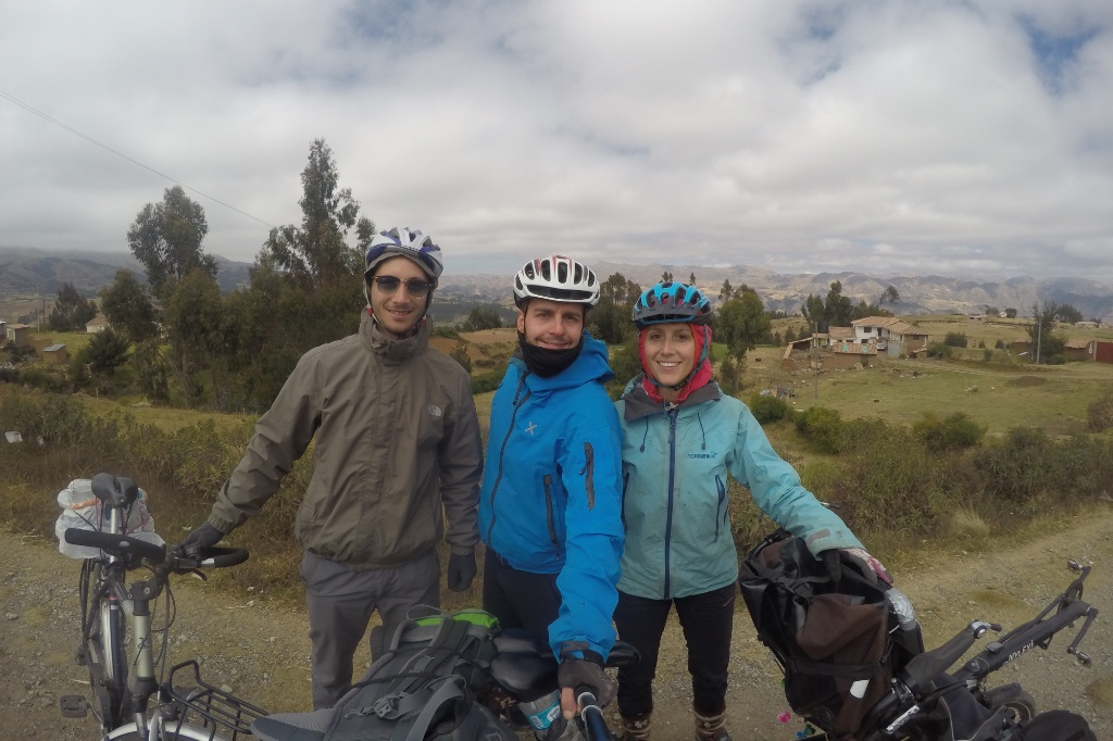 Selfie avec Lelio tour à vélo dans la vallée sacrée