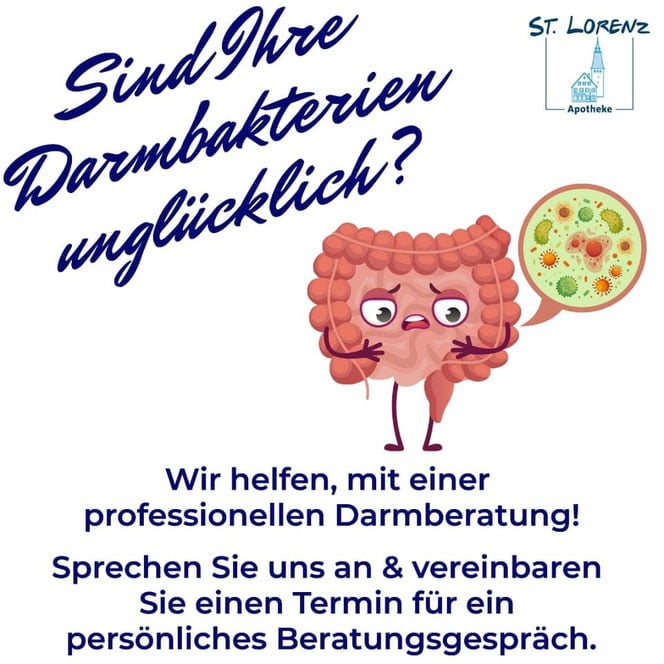 Die St. Lorenz-Apotheke Berching informiert über ihre Darmberatung