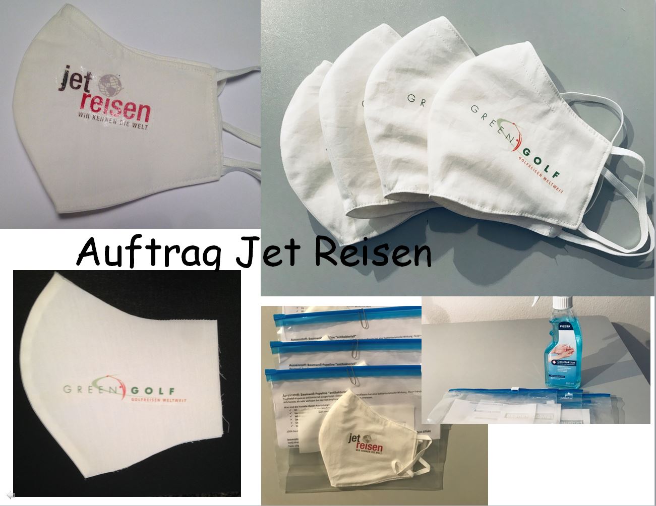 2-lagige Maske mit Öffnung für Nasenbügel