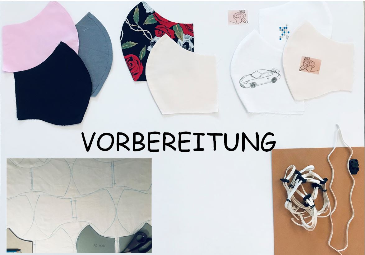 Zuschnitt, Druck und Gummiband brauchen Geduld