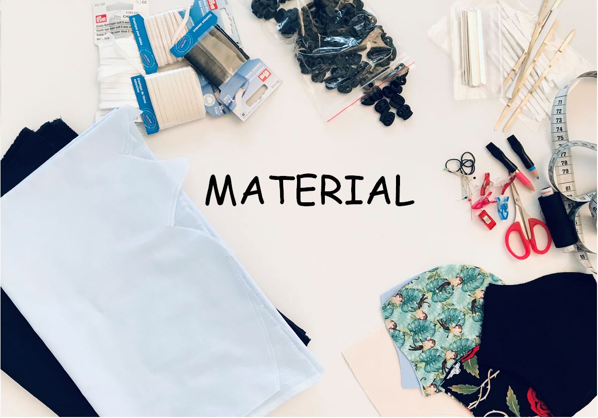 gewünschtes Material zusammenstellen