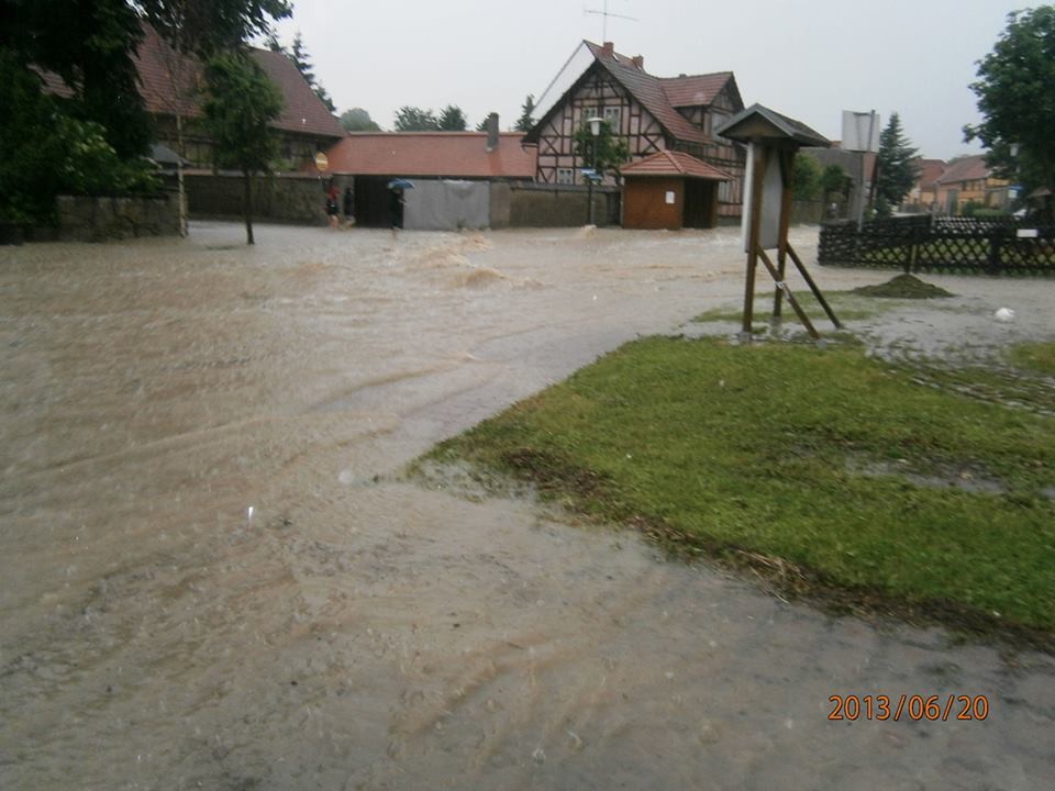 Die Dorfmitte.