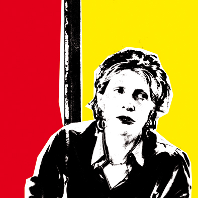 Xenia, 100x100cm, Acryl auf Leinwand