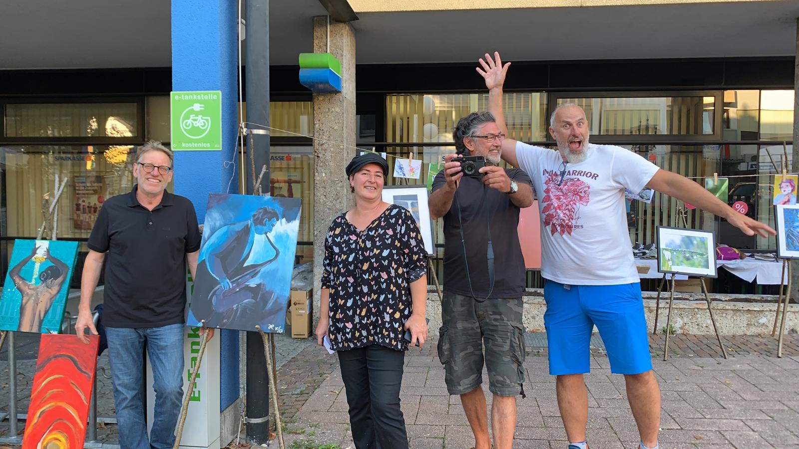 Standort Saalfelden Rathausplatz mit Aussteller