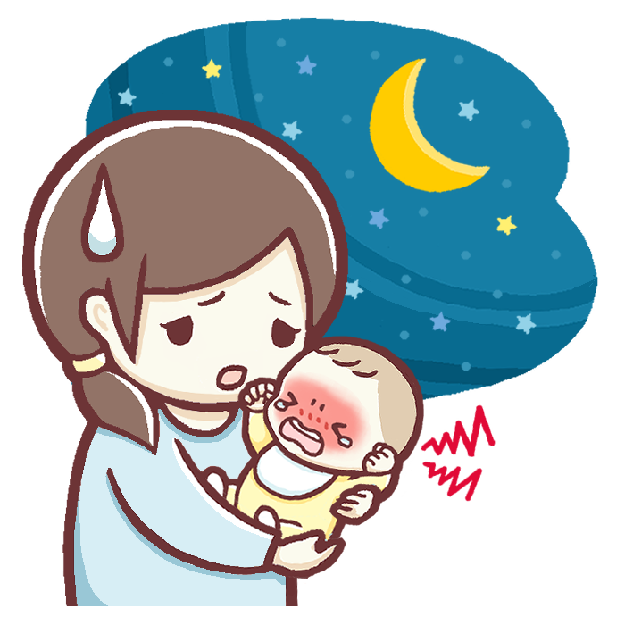 子供の夜泣き