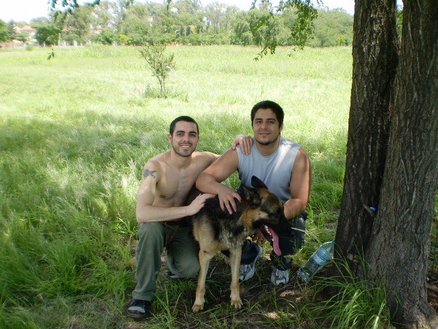 Ignacio, "Dino" y Ramiro.