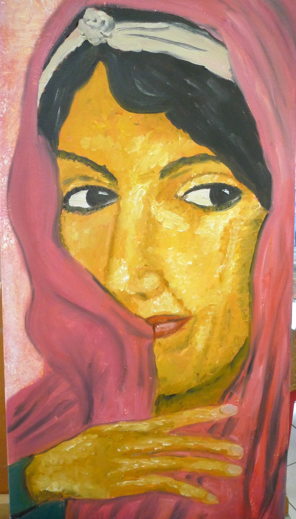 Nomadenfrau 30 x 80 cm