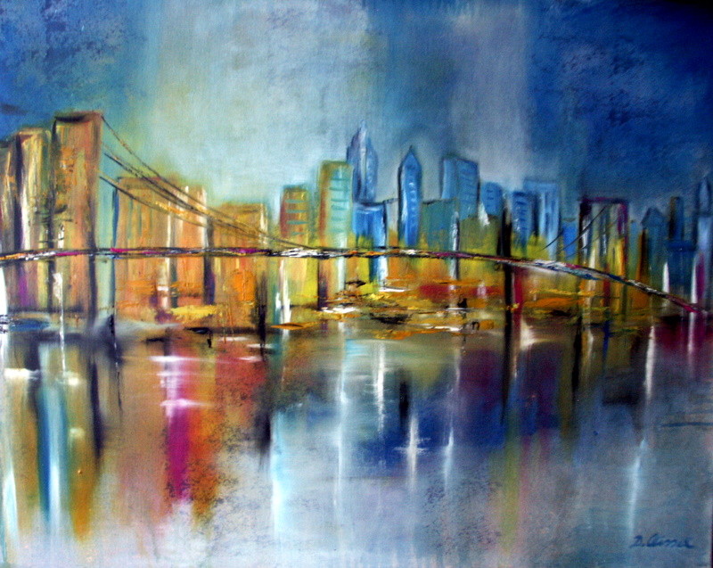 New York 100 x 80 cm  - verkauft -