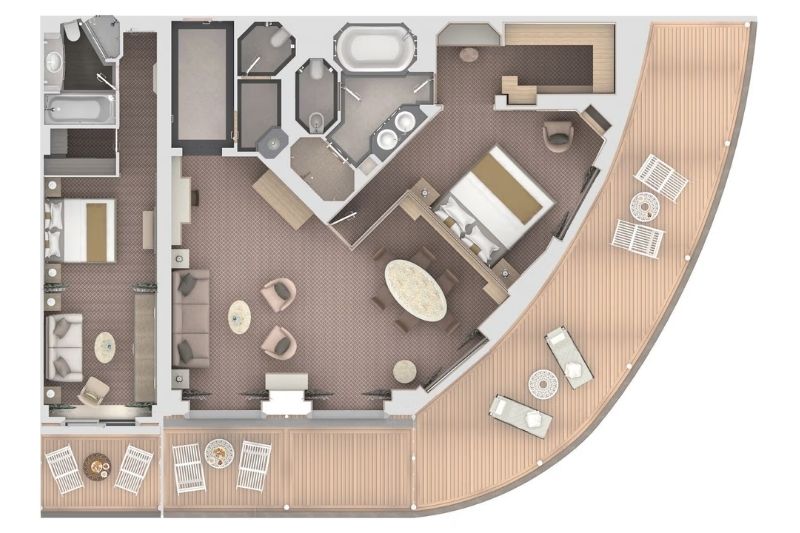 Silversea Silver Moon Grand Suite