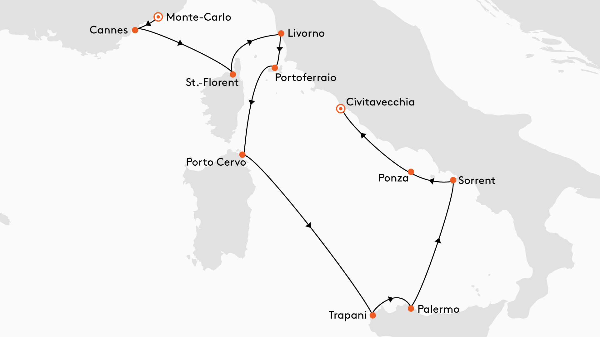 Vom glamourösen Fürstentum nach Bella Italia | 05.08.2026 bis 16.08.2026 EUX2618