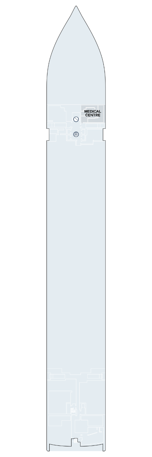 Deckplan der EXPLORA III - Deck 3