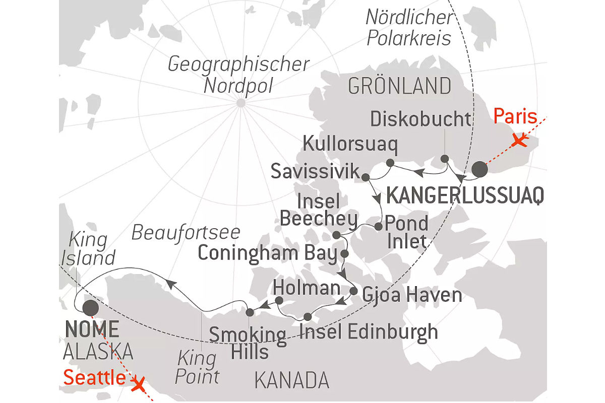 Nordwestpassage auf den Spuren von Roald Amundsen