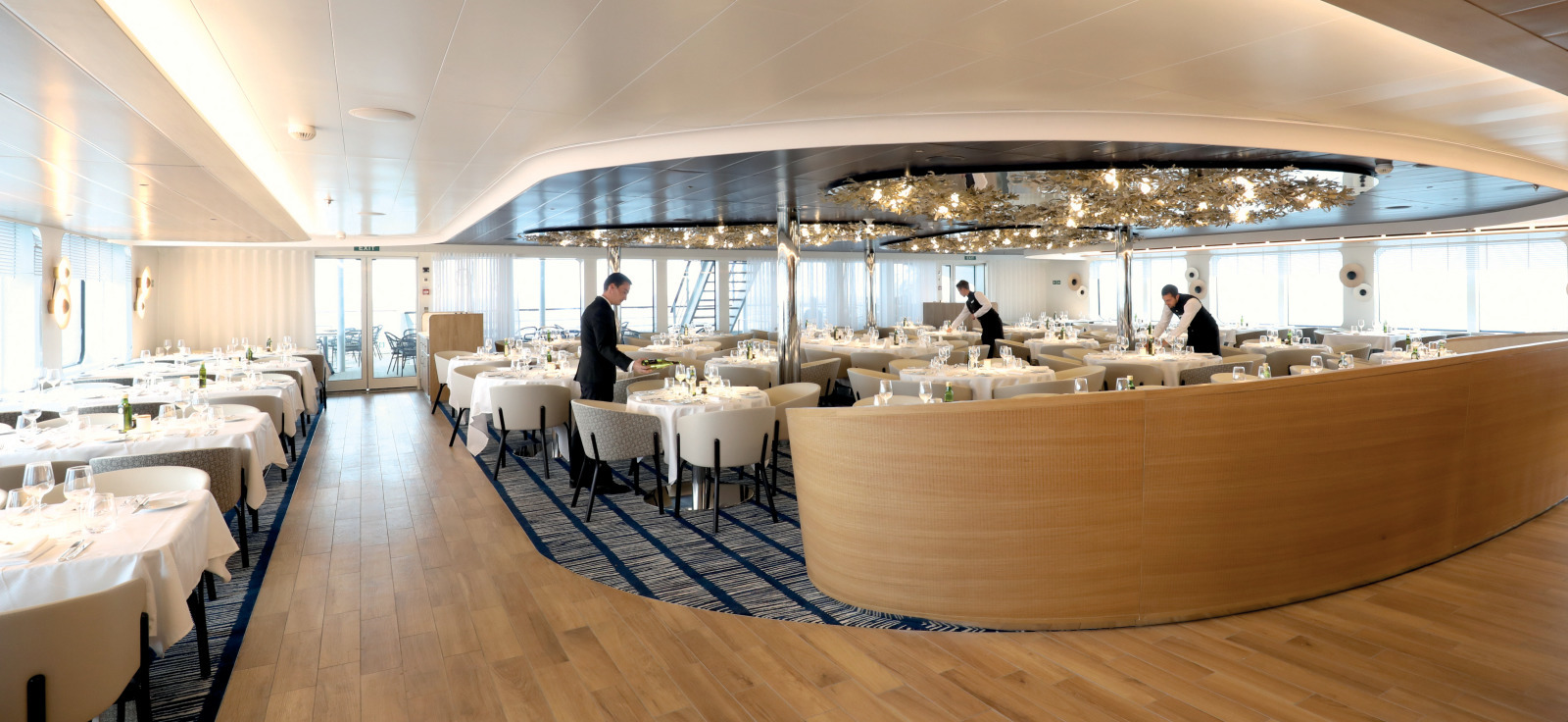 Le Champlain Schiff PONANT Restaurant Bar Lounge