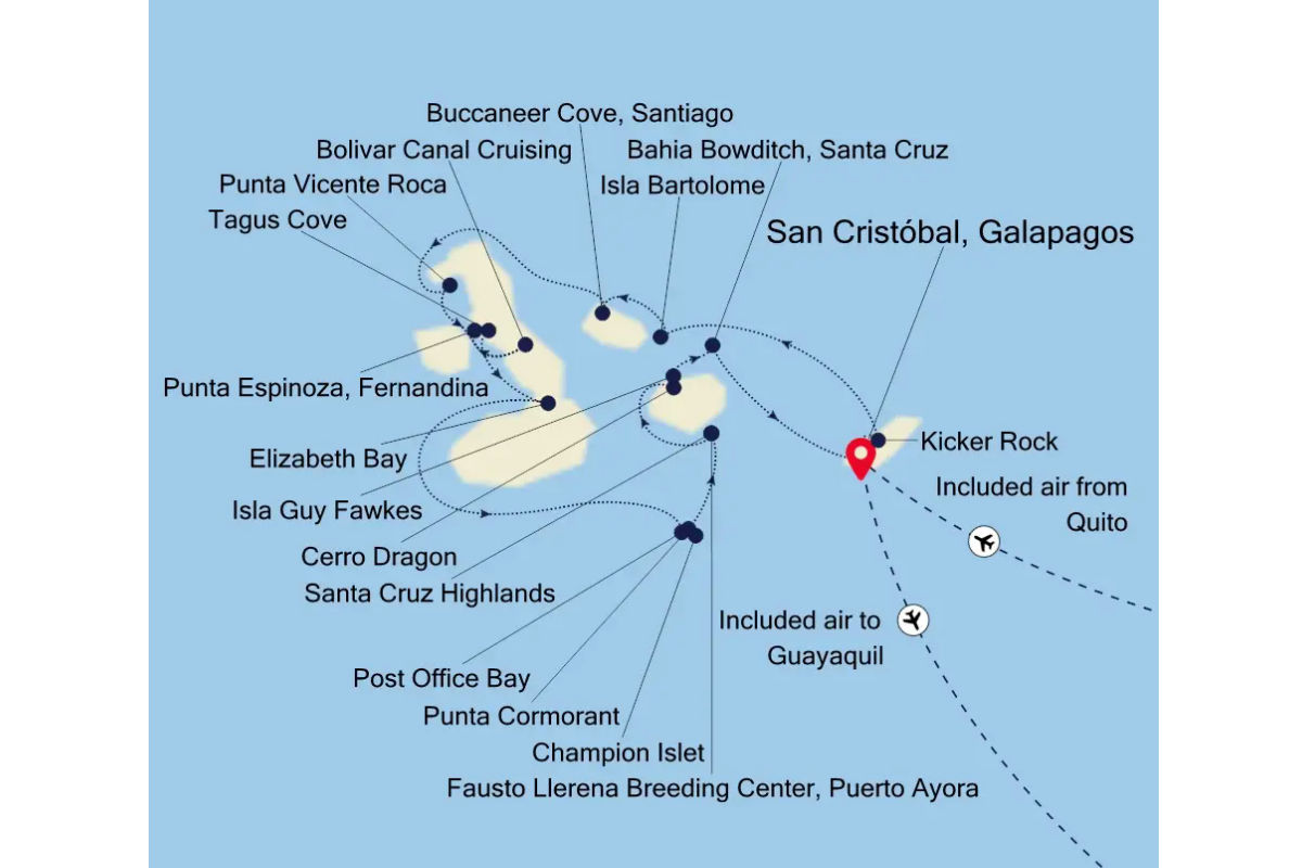 7 tägige Galapagos-Silversea-Expedition