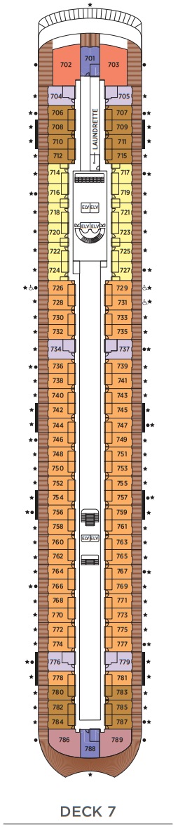 Regent Seven Seas Prestige Deckplan Deck 7