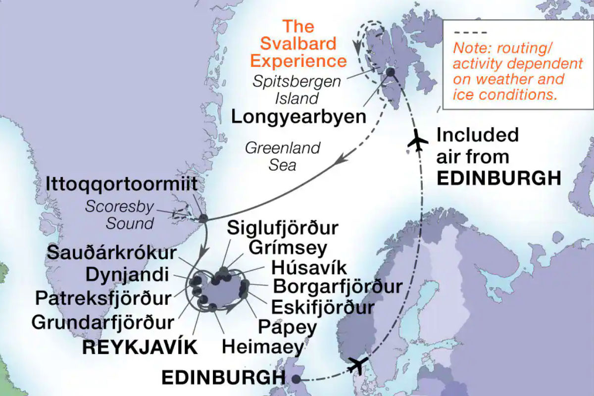 Spitzbergen und Island Umrundung