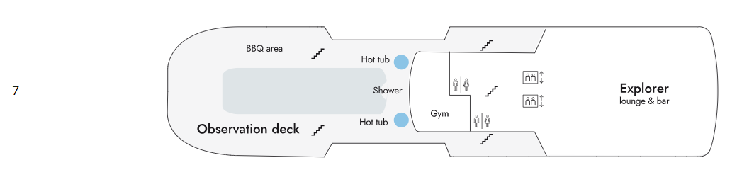 MS Fram Deckplan Deck 7