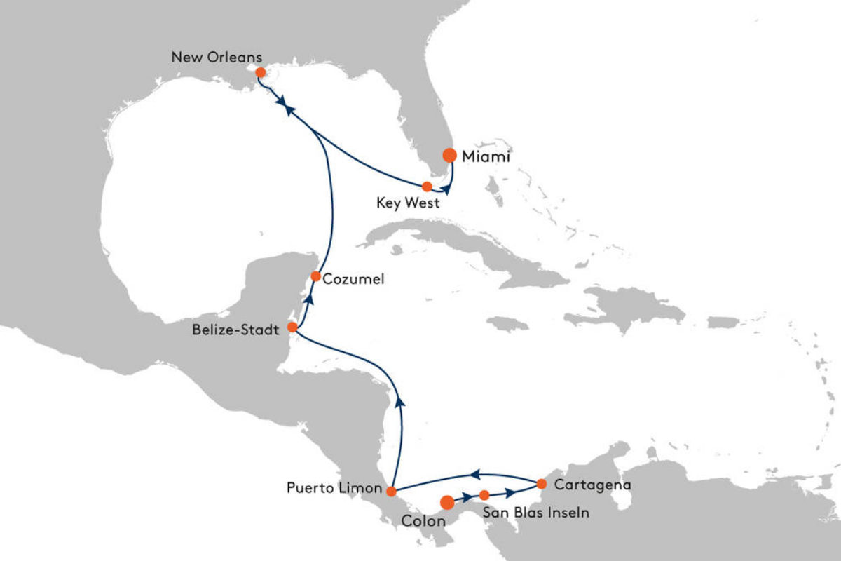 Von Panama bis in den Sunshine State der USA