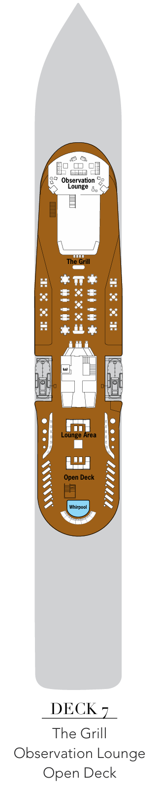 Silversea Silver Origin Deckplan Deck 7