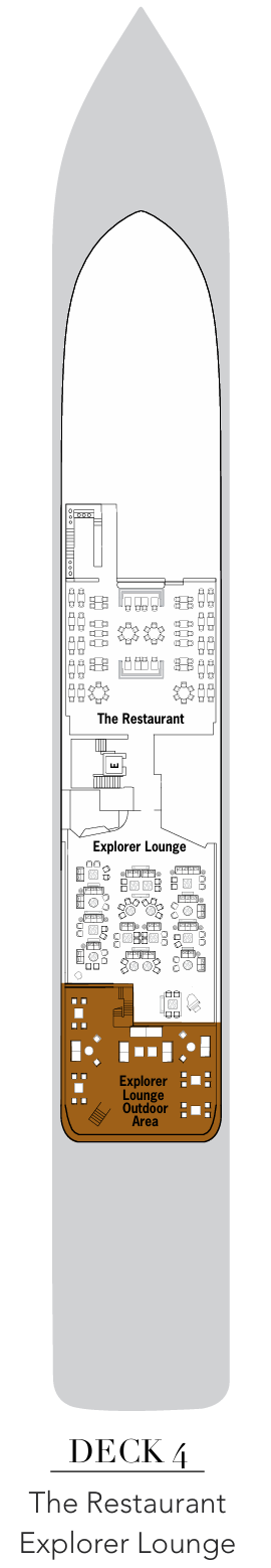 Silversea Silver Origin Deckplan Deck 4