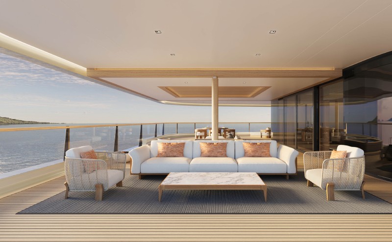 Aman at Sea Amangati Aman Suite Terrasse