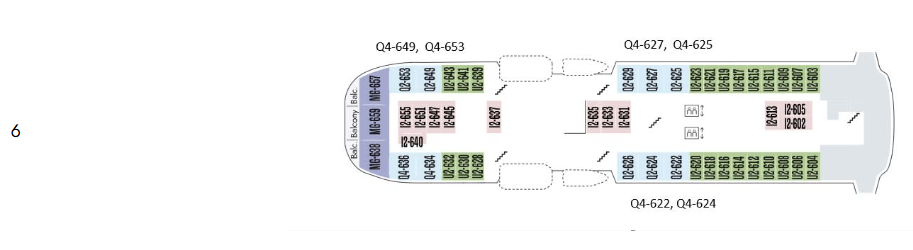 MS Fram Deckplan Deck 6