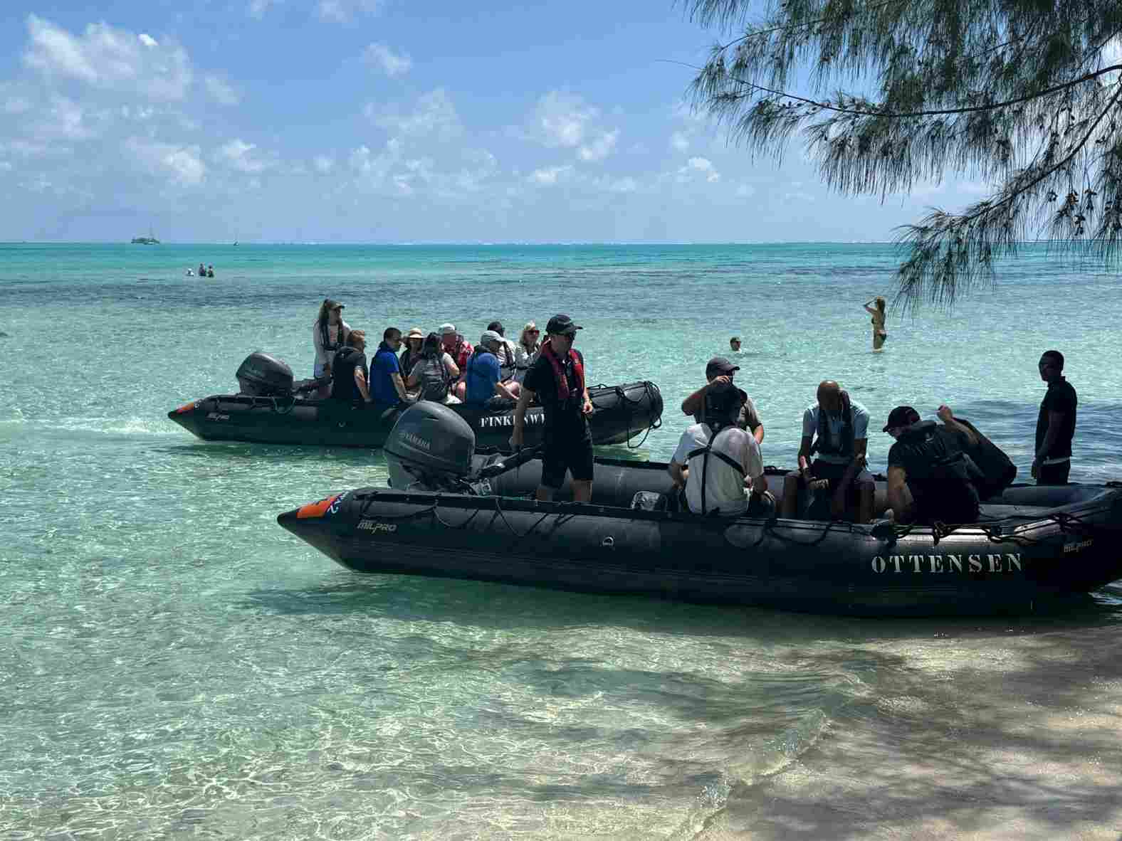 Zodiacs auf Moorea