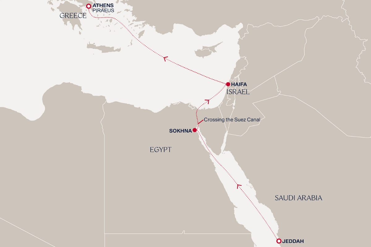 Durchquerung des Suez Canal