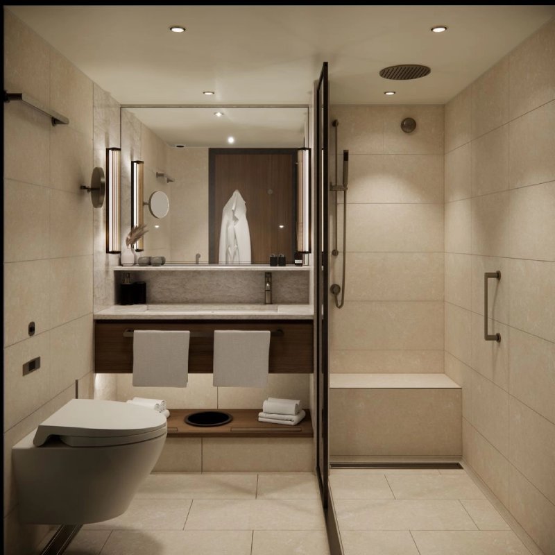 Crystal Grace Gästezimmer mit Veranda Bad, Toilette, Dusche, Waschbecken