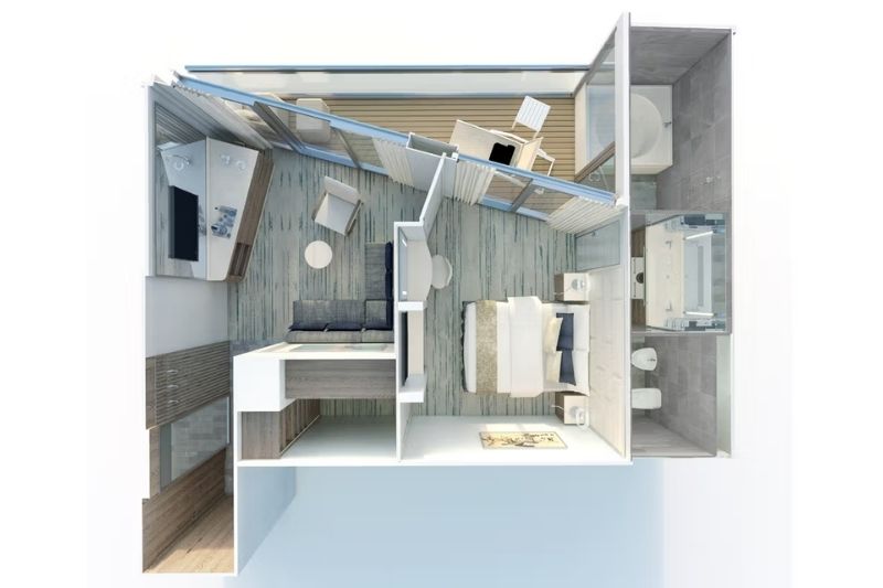 Silversea Silver Origin Silver Suite Grundriss