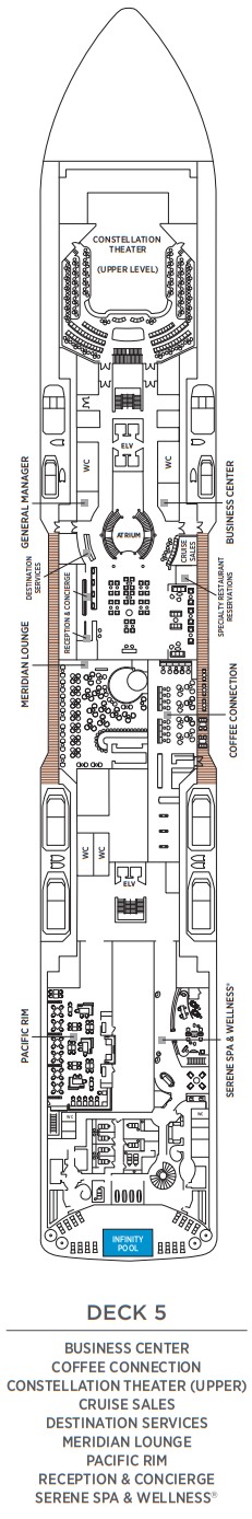 Regent Seven Seas Explorer Deckplan Deck 5