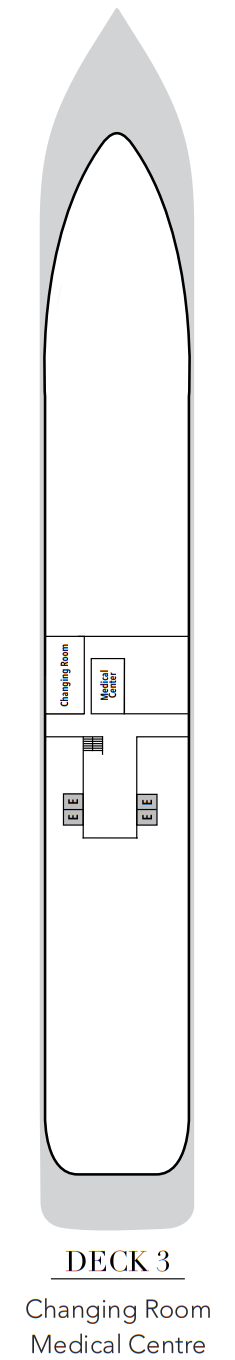 Silversea Silver Wind Deckplan Deck 3