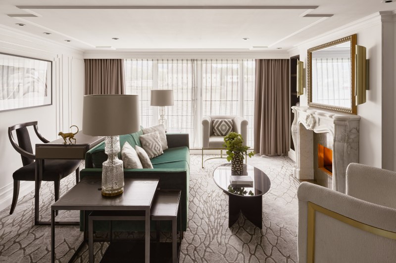 Riverside Mozart Owners Suite Wohnbereich mit Ausblick