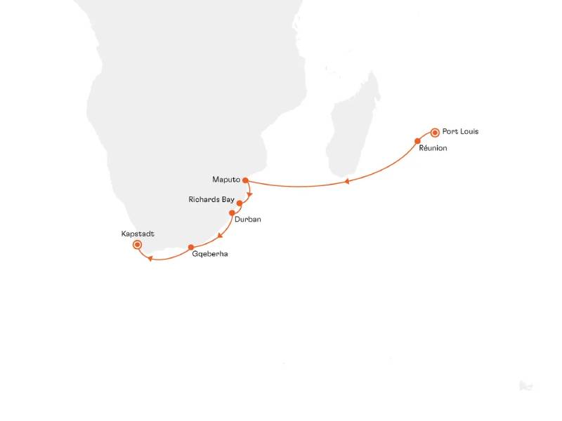 MS Europa 2 von Mauritius nach Kapstadt Reise EUX2760 20.06.2027-03.07.2027 (13 Tage)