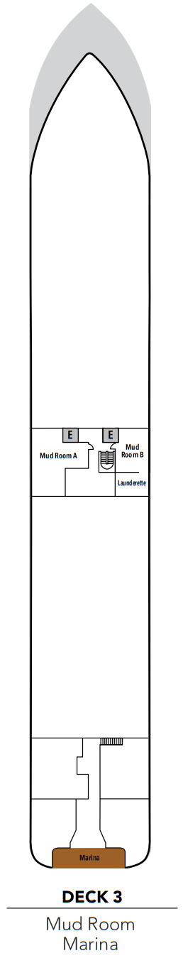 Silversea Silver Endeavour Deckplan Deck 3