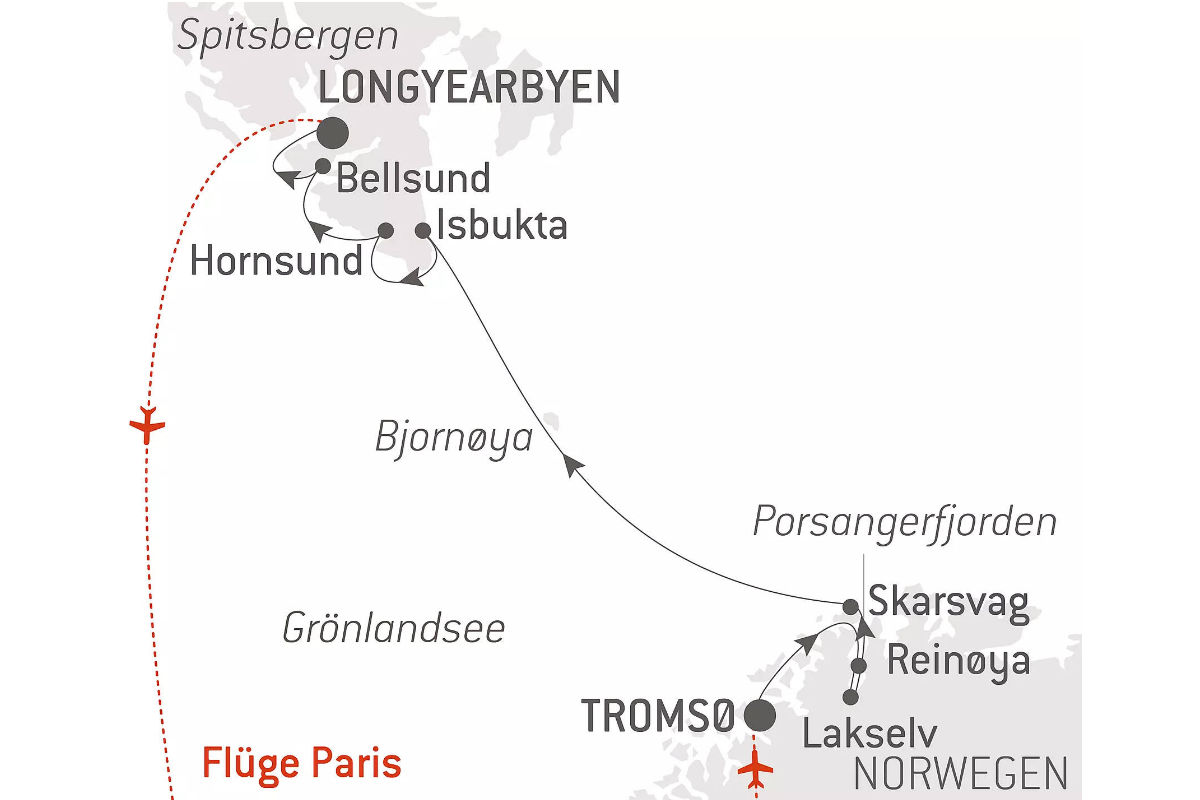 Norwegen, von der skandinavischen Halbinsel in die Hocharktis