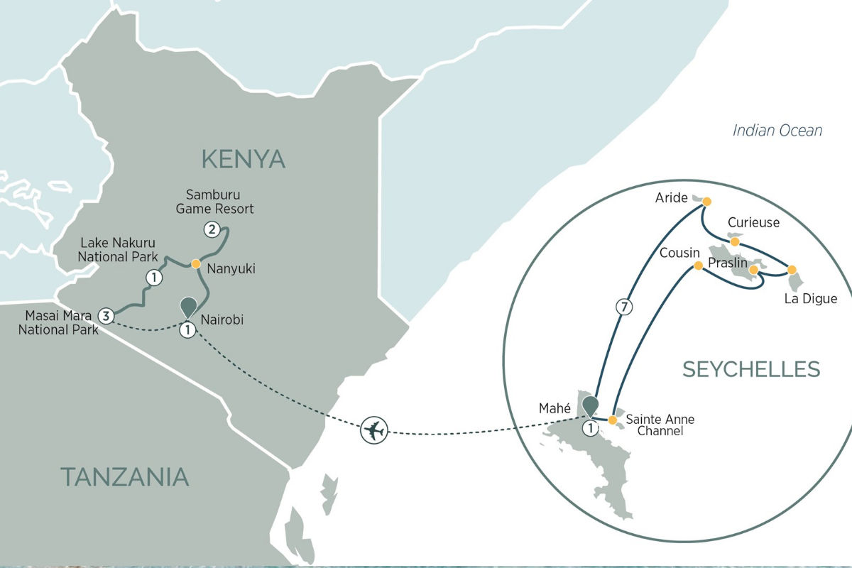 Kenya und die Seychellen