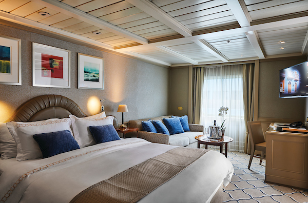 Silver Wind Luxussuite Schlafbereich