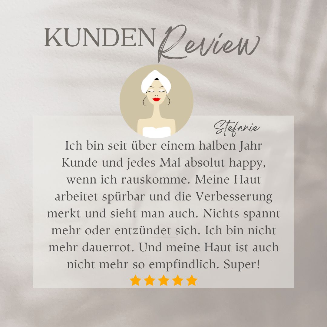 Empfindliche, rote Haut