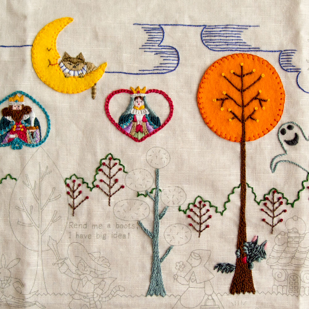 かわいい刺しゅう Vol 46 47 編み物の あ Knit The Fabric By Cocoon