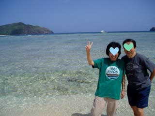 H&M夫妻(沖縄旅行にて)