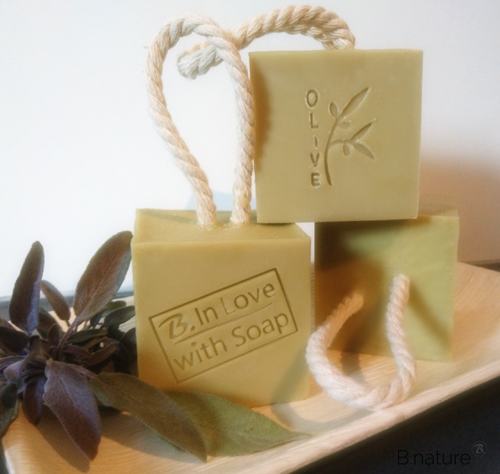 B.nature I Handmade natural herbal soap with salvia and olive oil