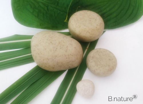 B.nature I Handmade Spa Peeling Soap Stones with Babassu & Olive Oil