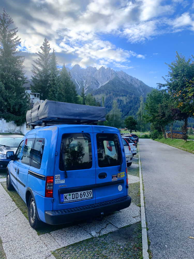 Da steh ich in Toblach bis zum 30.8. wenn alles, bzw. Wenn ich gut laufe.
