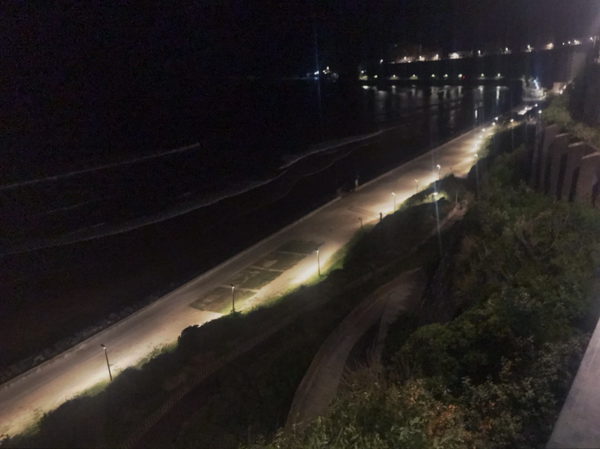 Der Strand von Biarritz.