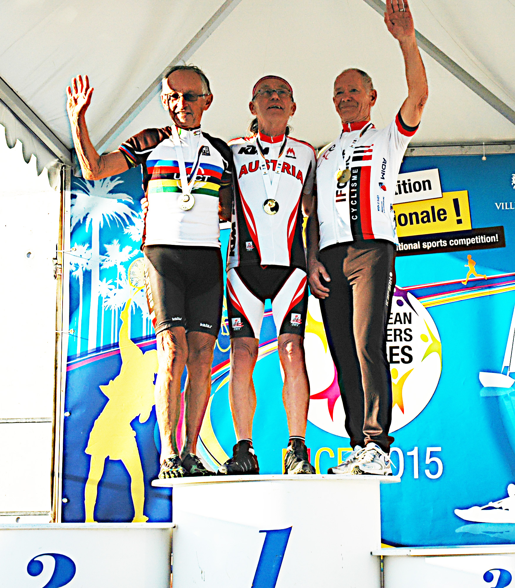 Gold bei den European Masters Games, Nizza, 2015