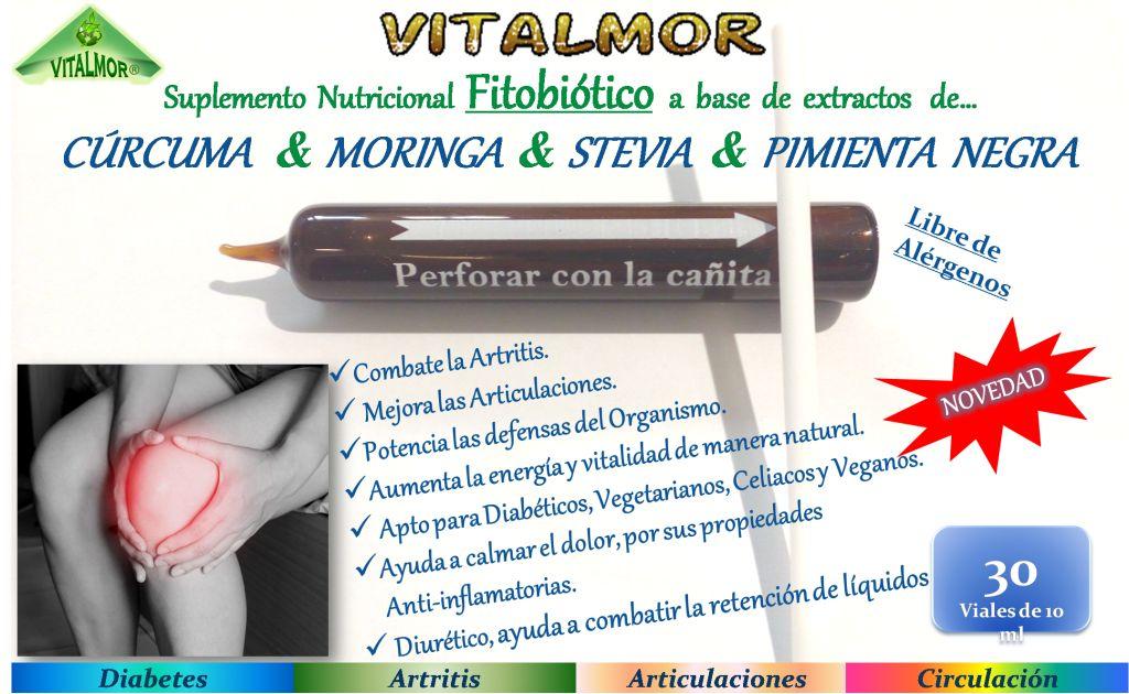 Moringa + Curcuma + Stevia + Pimienta negra (/Articulaciones)