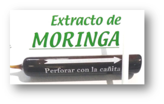 Extracto acuoso de moringa  (30 ampollas de 10 ml)